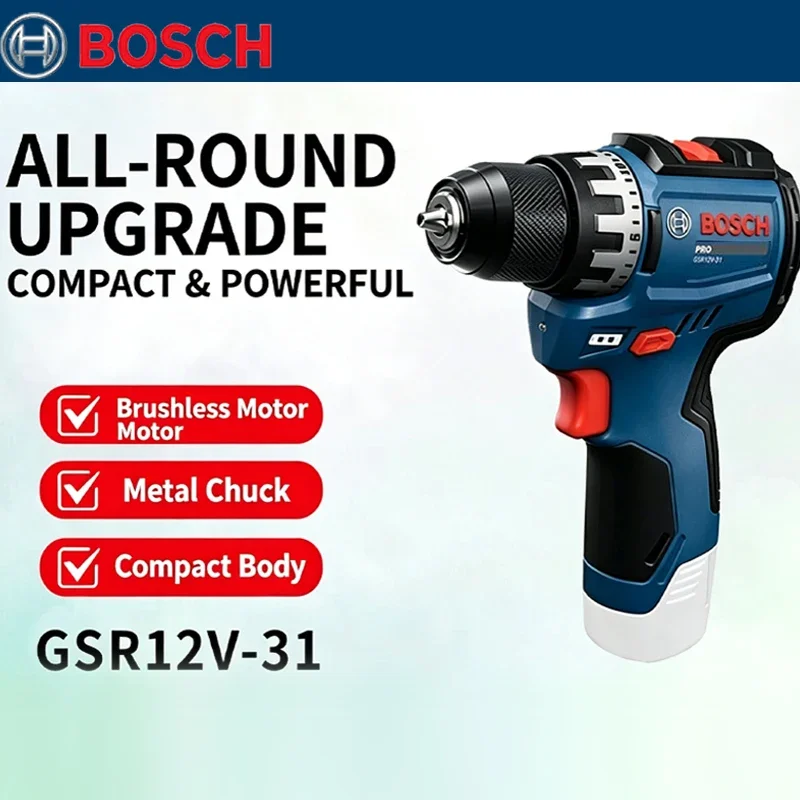 Home Improvements - Bosch GSR 12V-31 Brushless Electric Drill