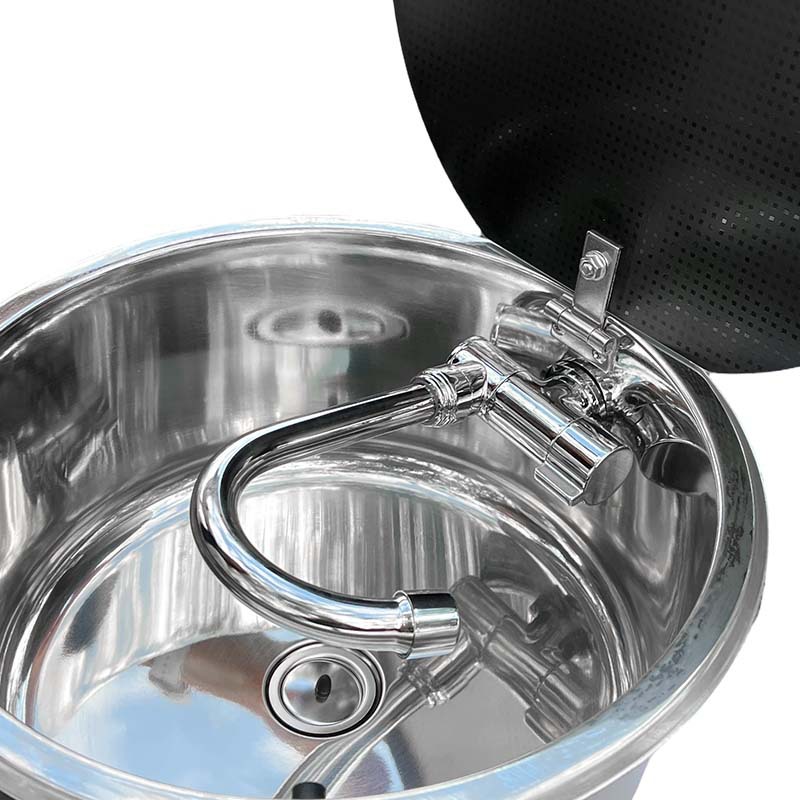 RV Circular Sink with Lid Kitc - Home Improvements 评论和价格