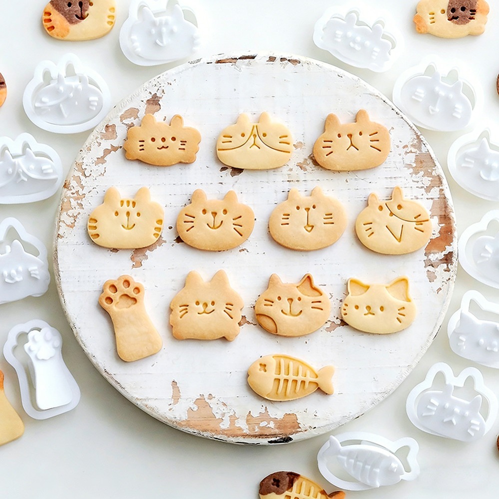 Cute Kitten DIY Stamp Cookie C - Home Improvement Diy 评论和价格