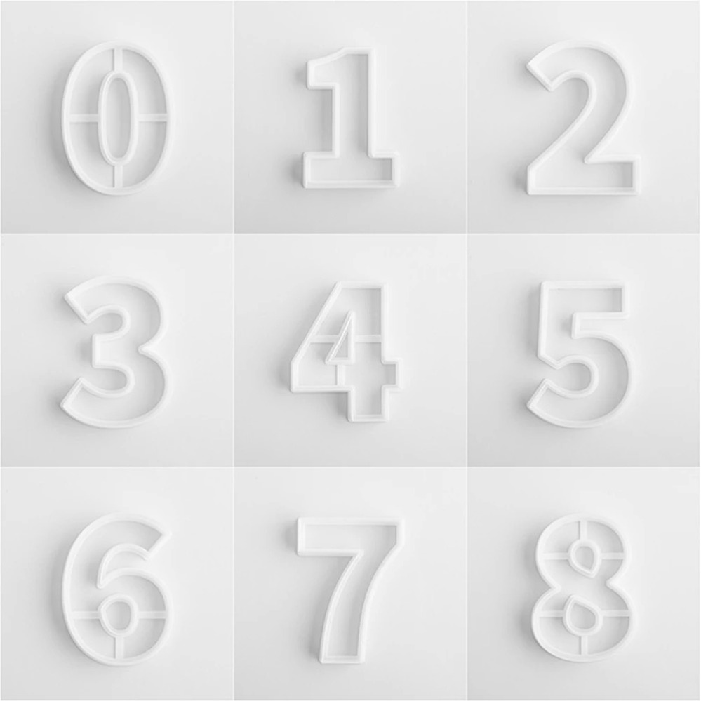 Large Numbers Cookie Cutters B - Home Improvement Diy 评论和价格