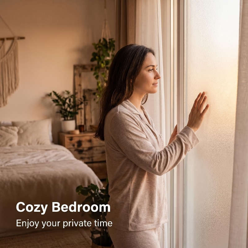Pure White Frosted Privacy Win - Home Improvement Diy 评论和价格