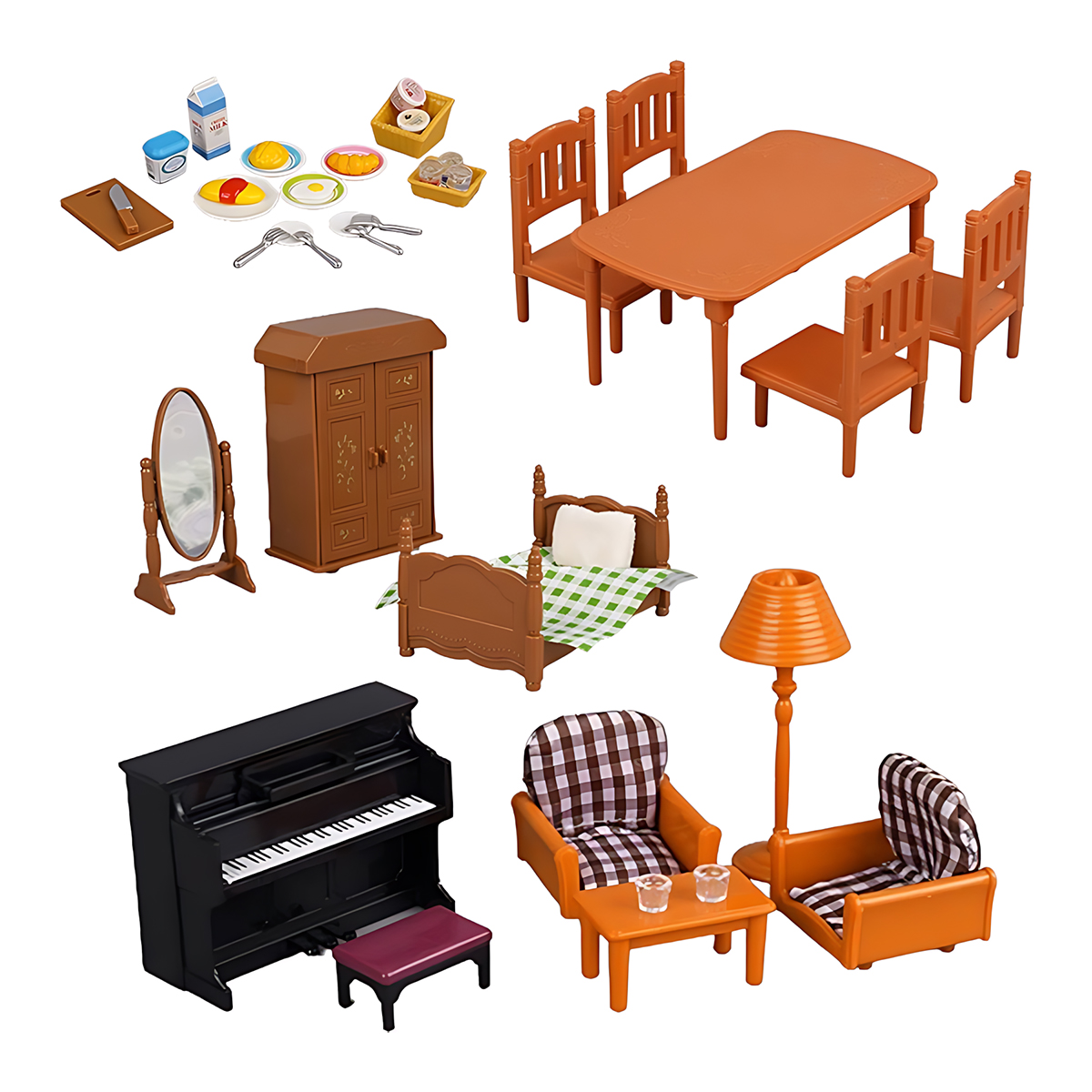 Miniature Furniture 1:12 Dollh - Home Improvement Diy 评论和价格